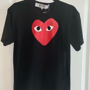 Comme Des Garçons Play Heart Print T-shirt